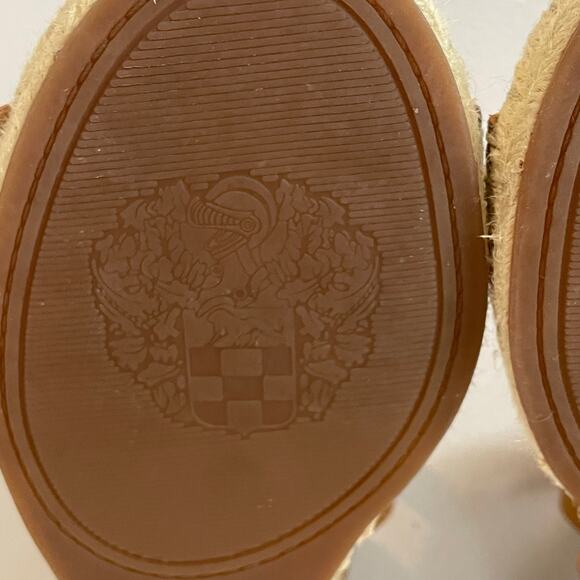 Vince Camuto Women's Leera Espadrilles Wedges Ankle Strap Sandals size 7.5 Tan - Picture 15 of 15